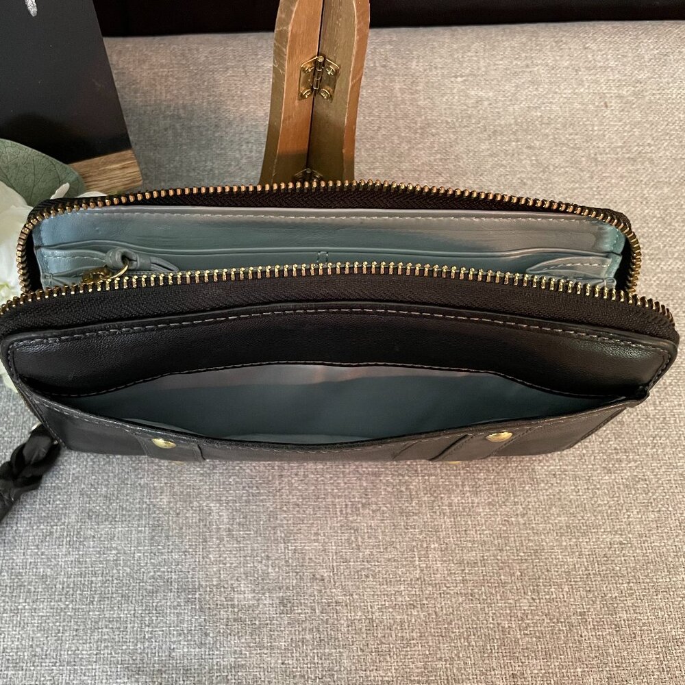 Coach Zip Around Accordion Wallet - Picture 12 of 16